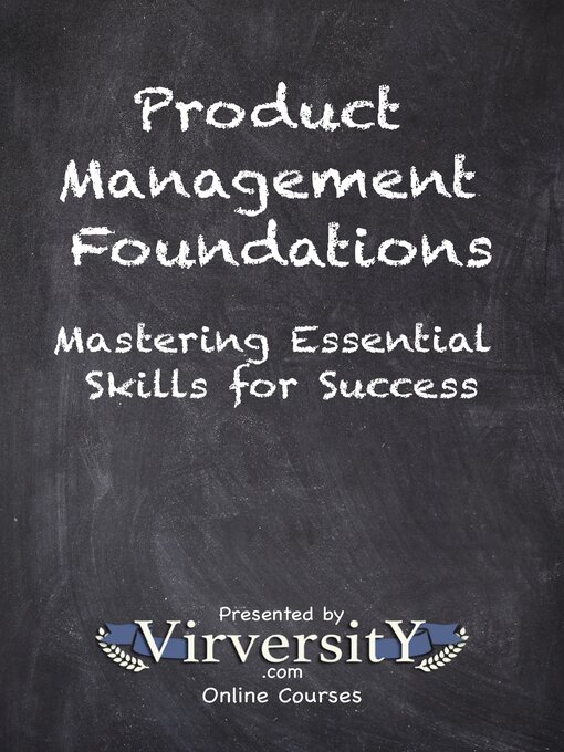 Cover image for Product Management Foundations